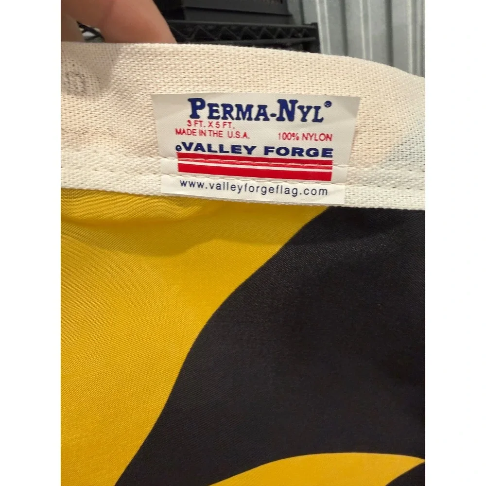 Vintage Valley Forge Maryland State Flag 3x5 Perma-Nyl Nylon Made in USA